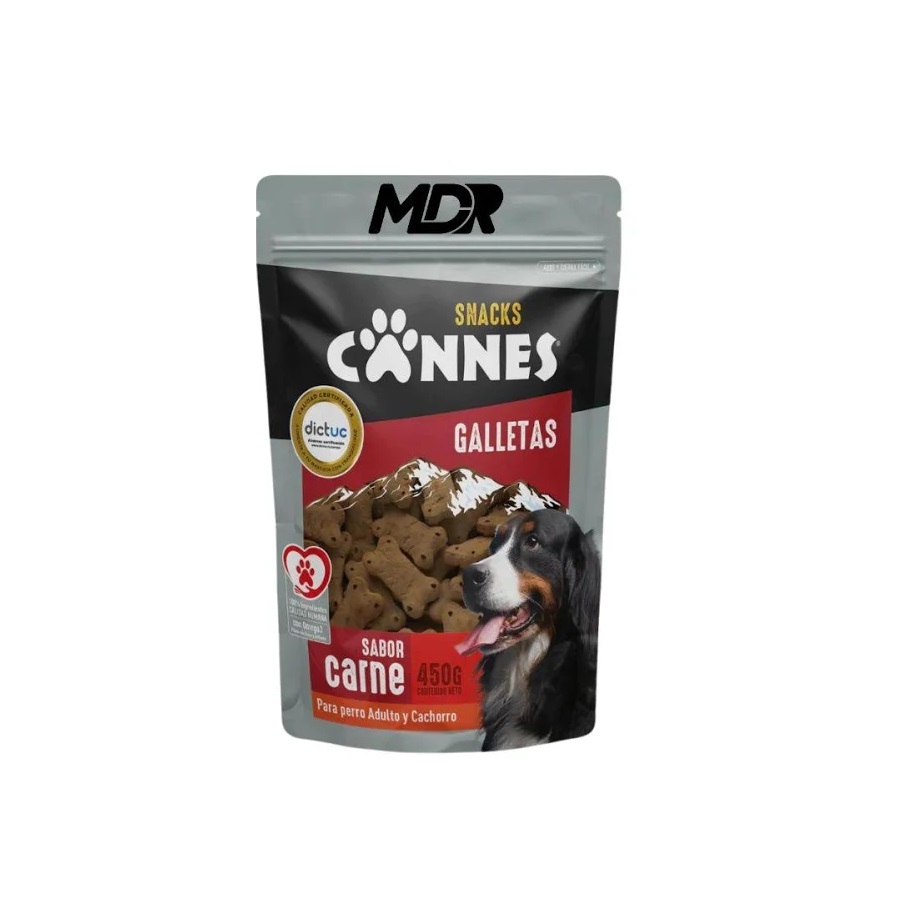 Galletas cannes adulto carne 450 gr