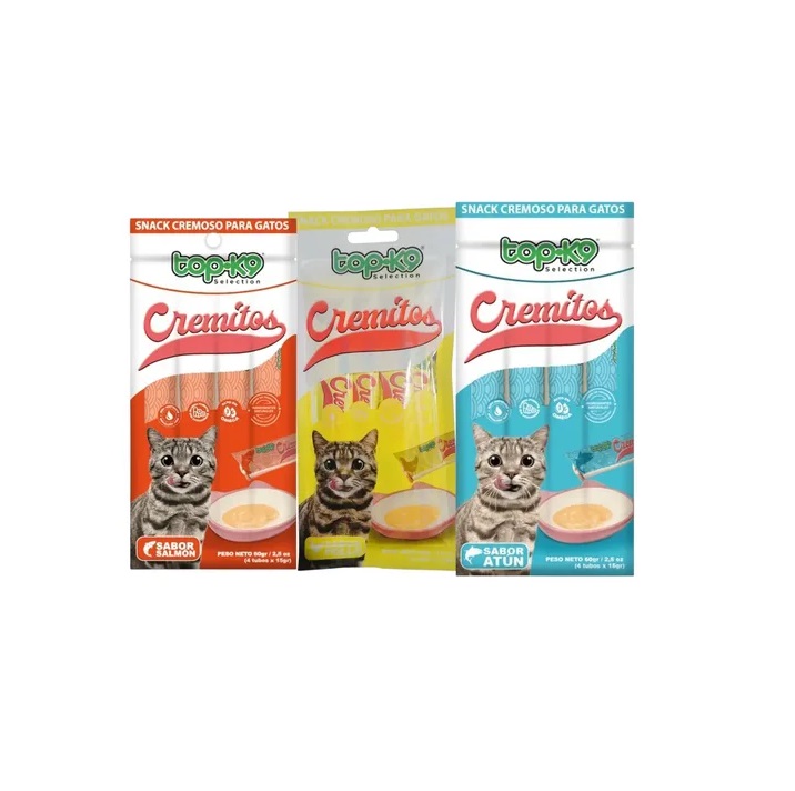 Cremitos (salmon, pollo, atún) 15 gr