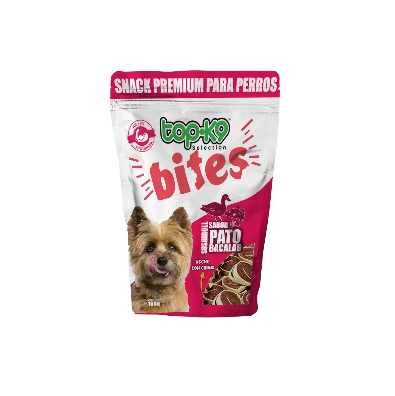 Snack bite cubitos pato/bacalao 100 gr