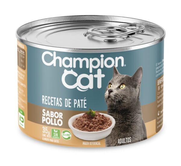 Lata Champion Cat Sabor Pollo 315gr