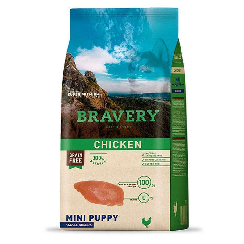 Bravery Chicken Mini Puppy 2kg - Imagen 2